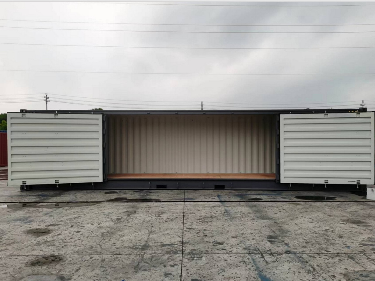 40ft New High Cube Open Side Shipping Container