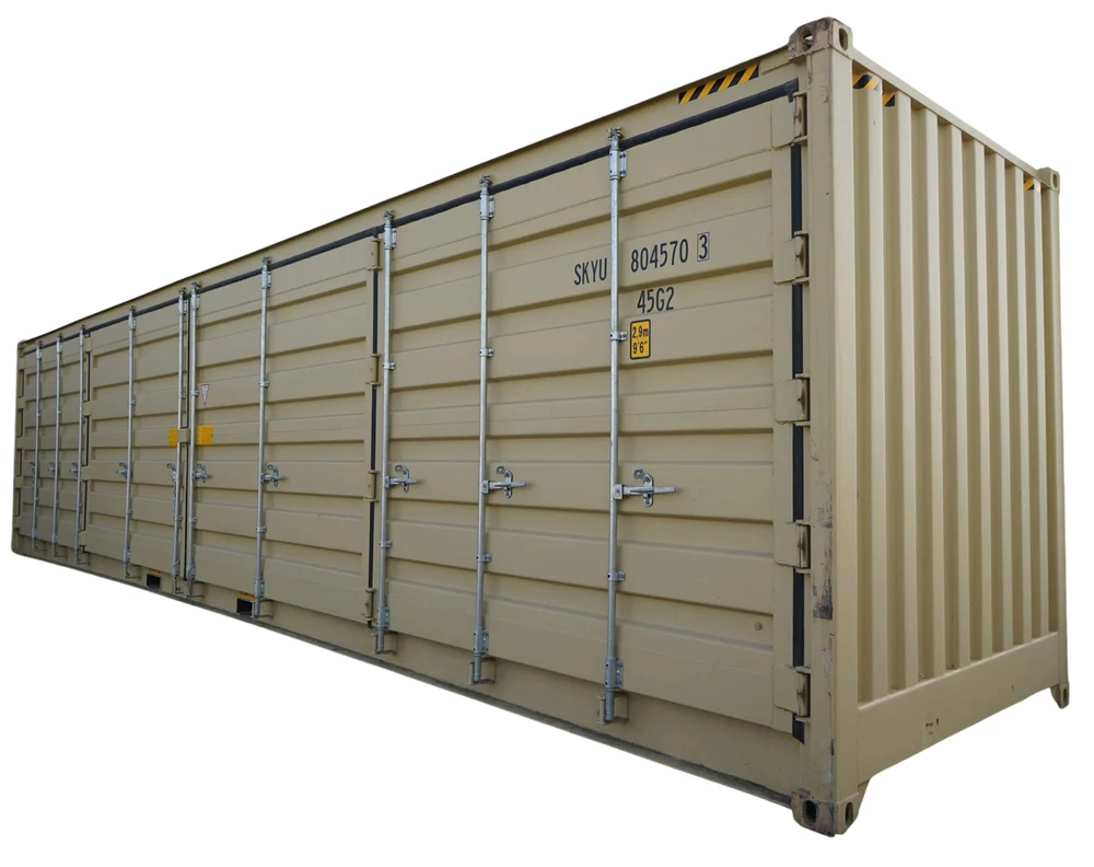 40' High Cube Open Side One Trip Shipping Container