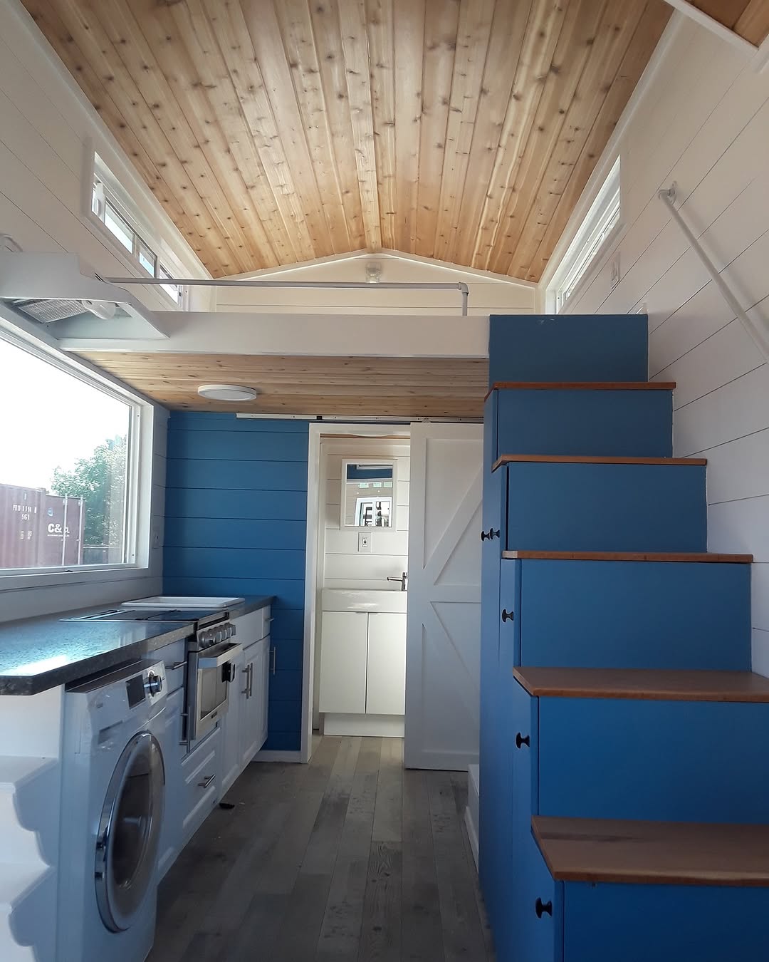 blue tiny home