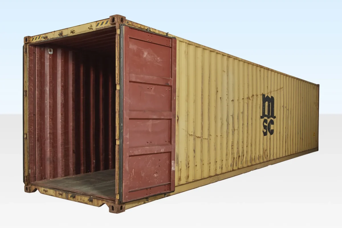 40ft x 8ft Used Shipping Container – High-Cube - Image 4