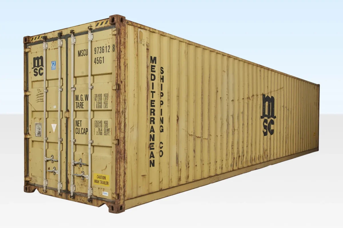 40ft x 8ft Used Shipping Container – High-Cube - Image 2