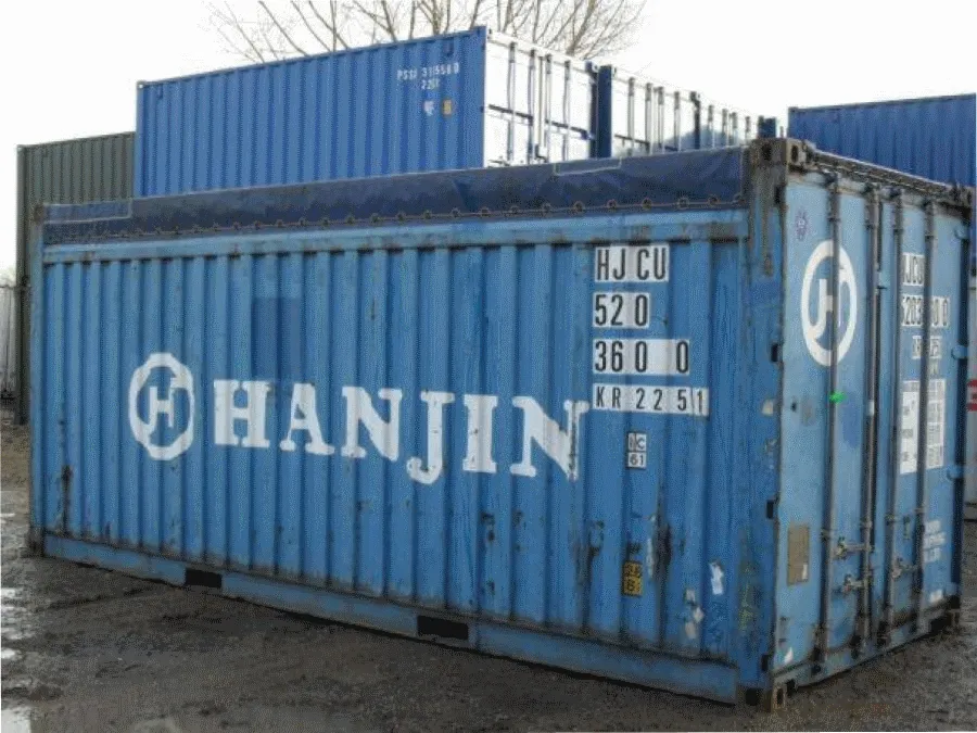 20ft X 8ft Used Shipping Container – Open-Top - Image 2