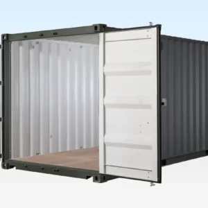 20ft Shipping Container (One Trip) Dark Green (RAL 6007)